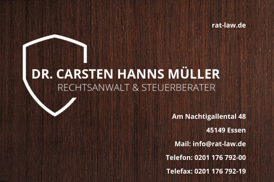 Dr. Carsten Hanns Müller, Rechtsanwalt & Steuerberater